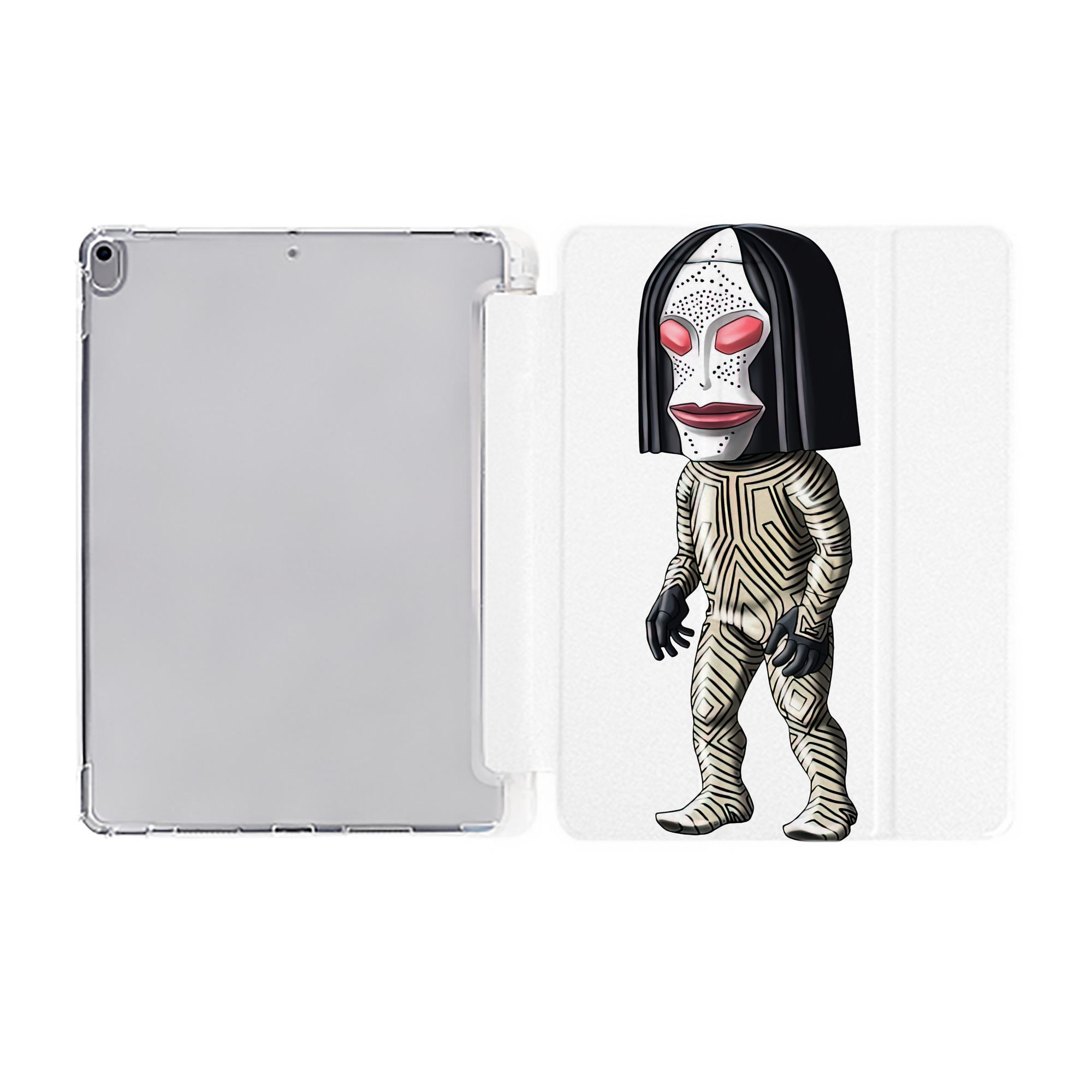 （画像用） ウルトラマン Ultraman IPad ケース ペン収納付き 三つ折りスタンド PUレザー×シリコン 対応機種9.5/10.5/10.9インチ